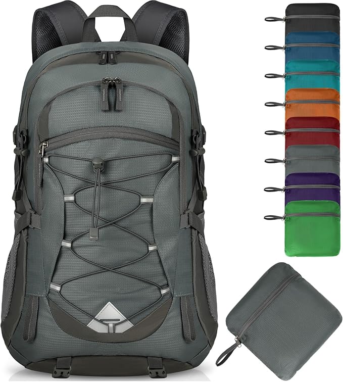 IGOLUMON Hiking Backpack 40L Packable Lightweight Camping Backpack Men Women Waterproof Hiking