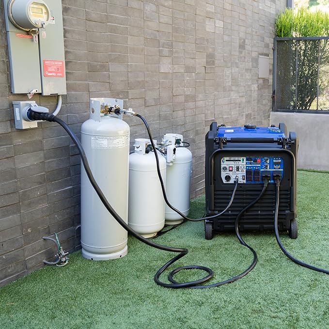 DuroMax XP16000iH 16,000-Watt Dual Fuel Portable Digital Inverter Generator - Gas & Propane, Remote
