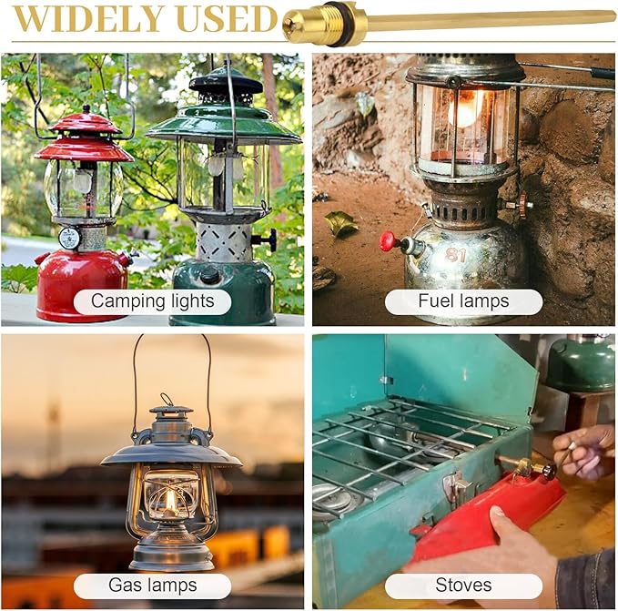 Check Valve and Air Stem Assembly Compatible with Coleman Stove Valve Parts for Fuel Lantern for