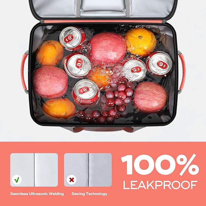 Maelstrom Collapsible Soft Cooler Bag, 24/30/60/75 Cans Beach Cooler, Ice Chest, Leakproof &