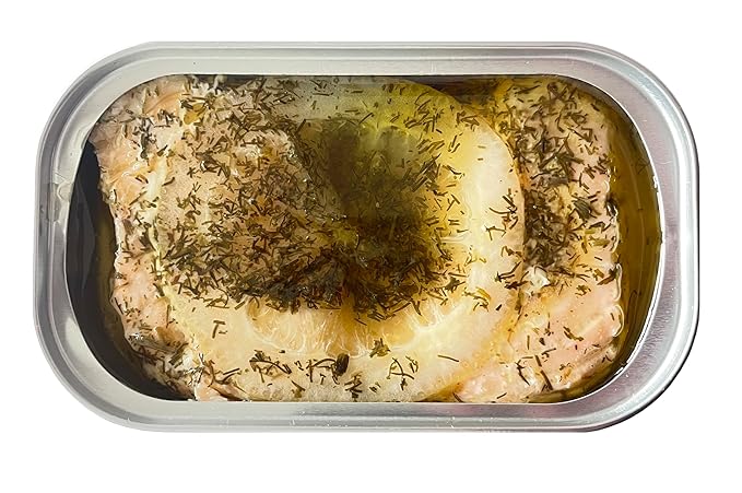 Cole's Patagonian Smoked Salmon Fillet w/Lemon & Dill in Extra Virgin Olive Oil | 3.2 oz
