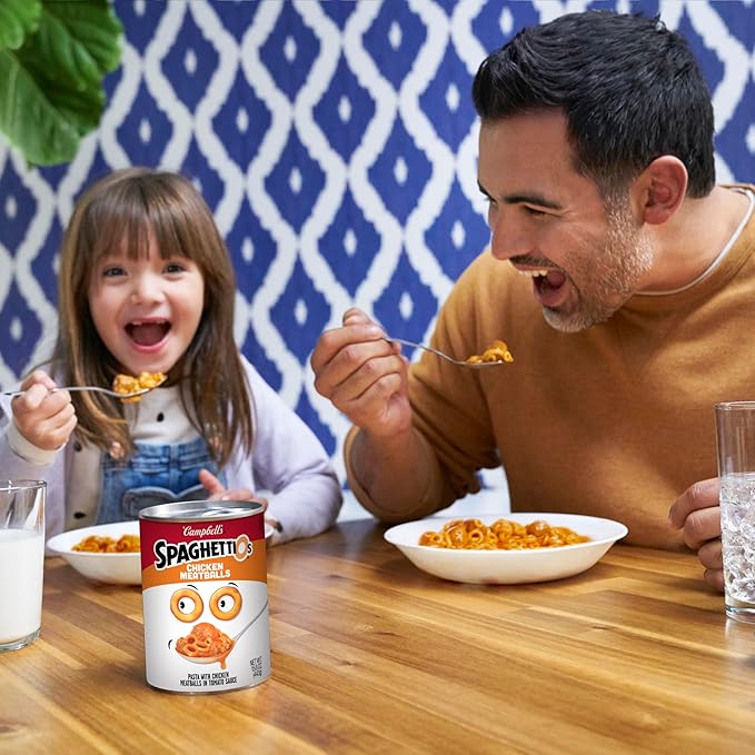 SpaghettiOs Canned Pasta with Chicken Meatballs, 15.6 oz Can