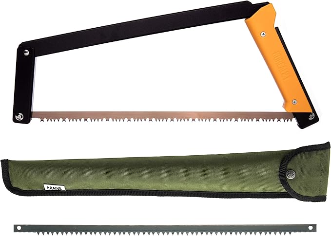 AGAWA - BOREAL21 Tripper Kit - Includes 21" Folding Saw, Nylon Carrying Case, 21" All-Purpose & 21"