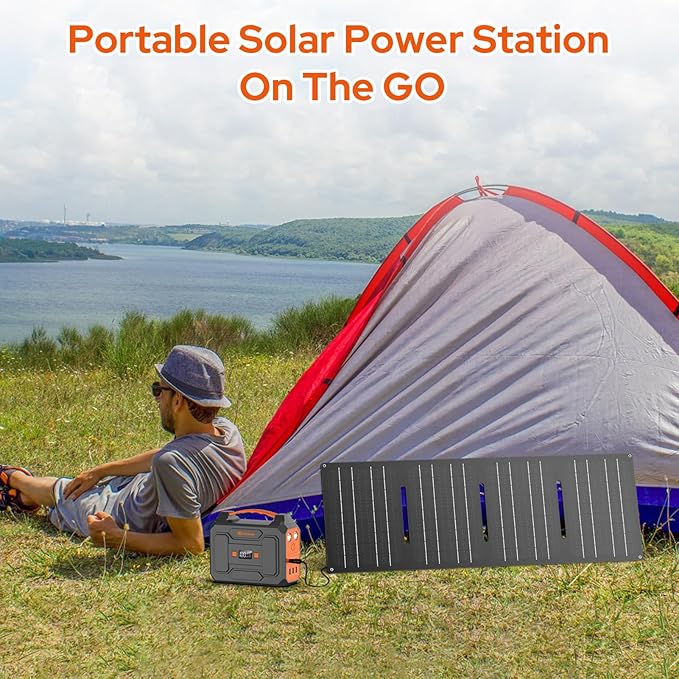 ZeroKor Portable Power Station, 100W 110V Power Pack with AC Outlet, Portable Solar Generator 146Wh