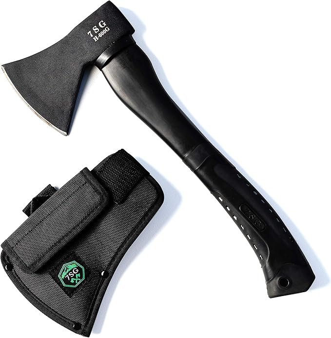 Camping Axe - Camping Hatchet with Sheath -Survival Throwing Axe - Survival Hatchets for Camping