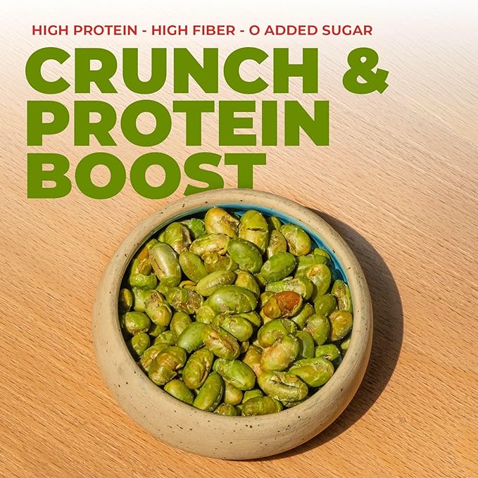 Crunchy Dry Roasted Edamame Beans Snack by Zest Delites, Truffle - Seaweed - Wasabi, Vegan, Low