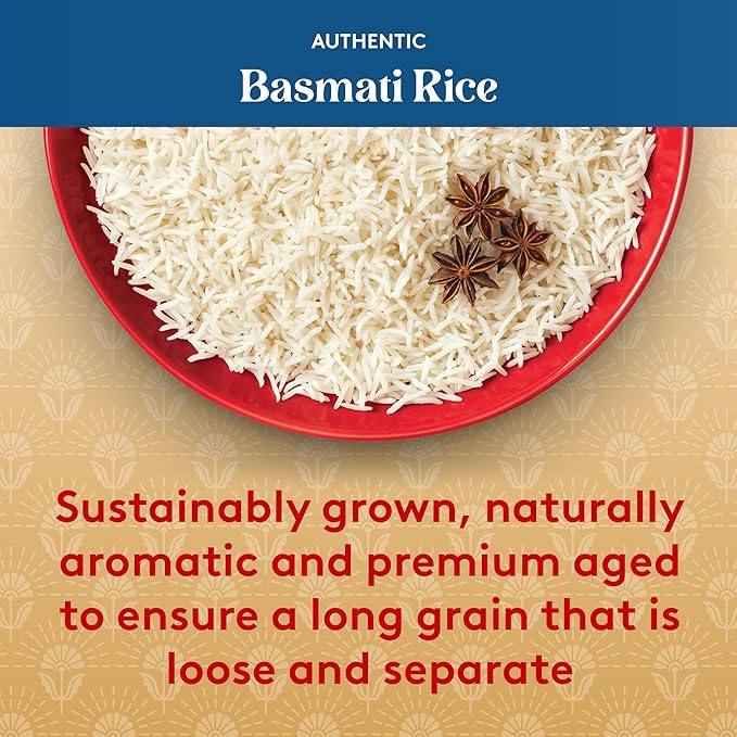 Royal White Basmati Rice - Ready to Heat Basmati Rice - (4 Pack) 8.5 oz Microwaveable Pouch