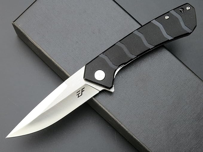Eafengrow EF234 Folding Knife D2 Steel Blade G10 Handle EDC Tool Knives for Outdoor Working Camping