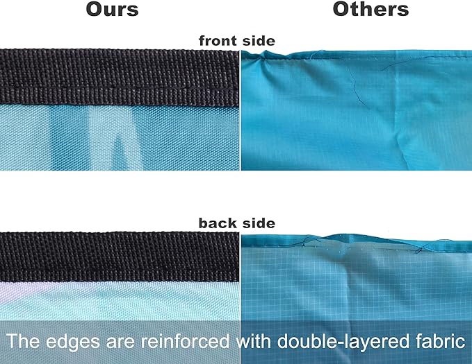 Beach Blanket Waterproof Sandproof Beach Mat 79" X 83"/10'x9'for 2-8 Adults Quick Drying Outdoor