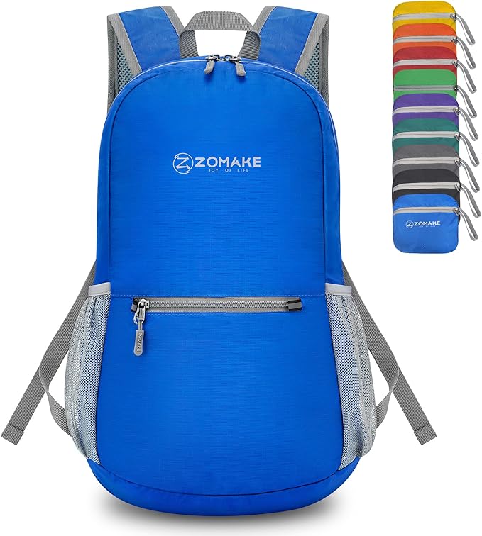 ZOMAKE Ultra Lightweight Hiking Backpack 20L - Packable Small Backpacks Water Resistant Daypack for