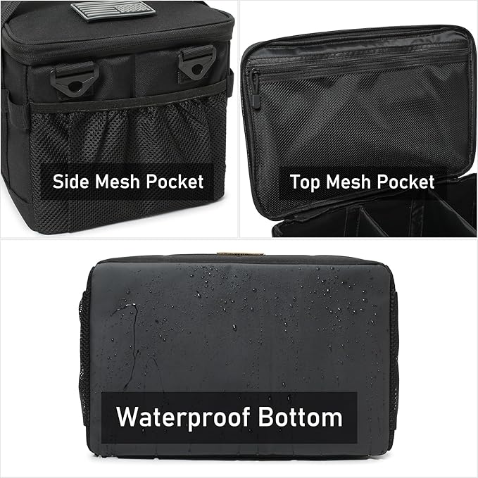 Tactical Camping Storage Bag 18L Tactical Utility Tote Bag Camping Cookware Organizer Trunk