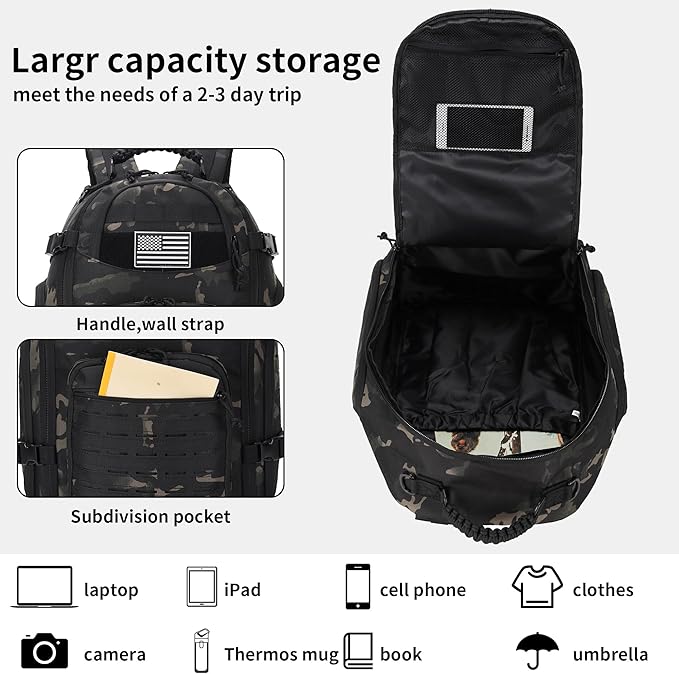 30L Hiking Backpack Lightweight Outdoor Daypack Camping Backpack Outdoor Travel Daypack Day Pack