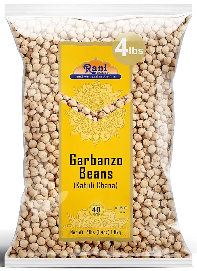 Rani Garbanzo Beans (Kabuli Chana) 64oz (4lbs) 1.81kg Bulk ~ All Natural | Vegan | Gluten Friendly