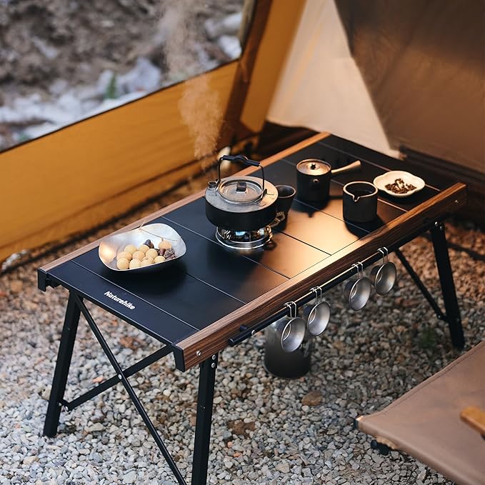 Naturehike Folding IGT Camping Table, Portable Outdoor IGT Cook System, Ultralight Aluminum Camp