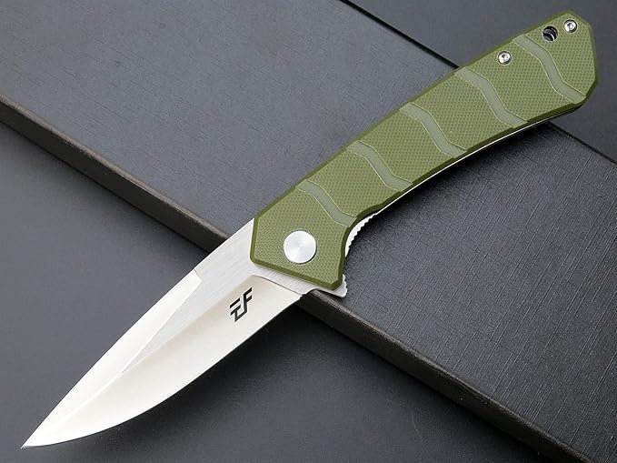 Eafengrow EF234 Folding Knife D2 Steel Blade G10 Handle EDC Tool Knives for Outdoor Working Camping