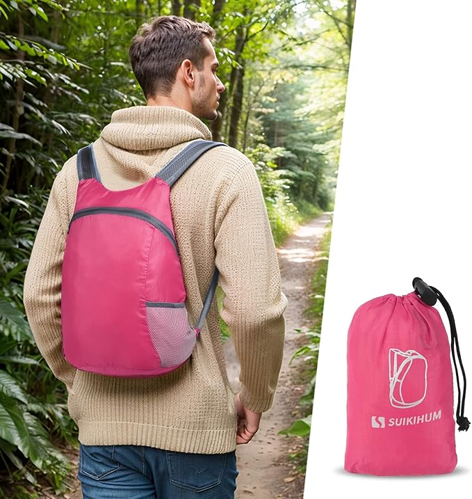 20L Ultra Hiking-Daypack Lightweight Foldable Travel Packable Backpack for Camping Cycling