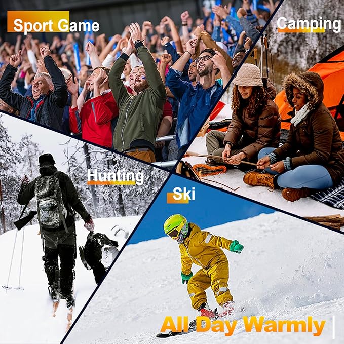 Hand Warmers Rechargeable - Electric Hand Warmers, Max 20 Hrs Warmth 4 Levels Heat Up to 131??