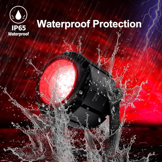 Ocean Wave Projector Light, 150W RGBW Color Changing Water Wave Light, LED Water Ripple Effect or