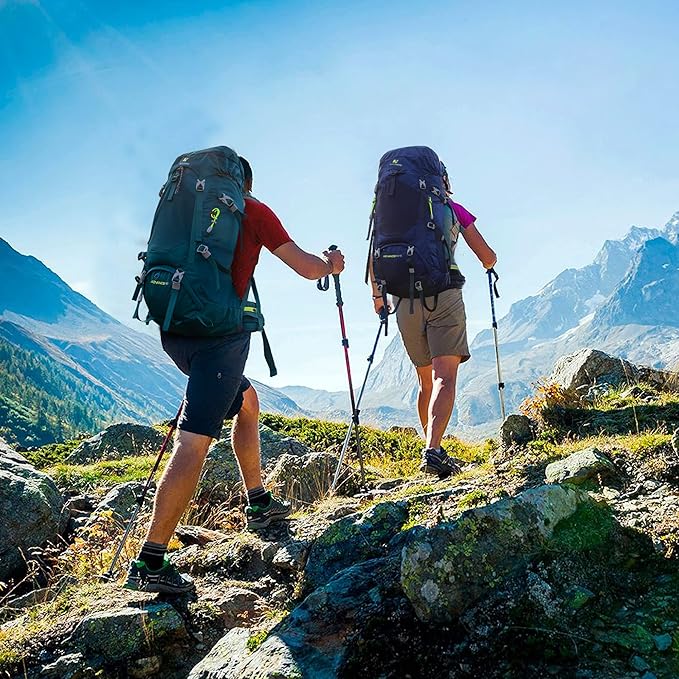 N NEVO RHINO Internal Frame Hiking Backpack 50/60/65/70/80L, Mountain Climbing Camping Backpack