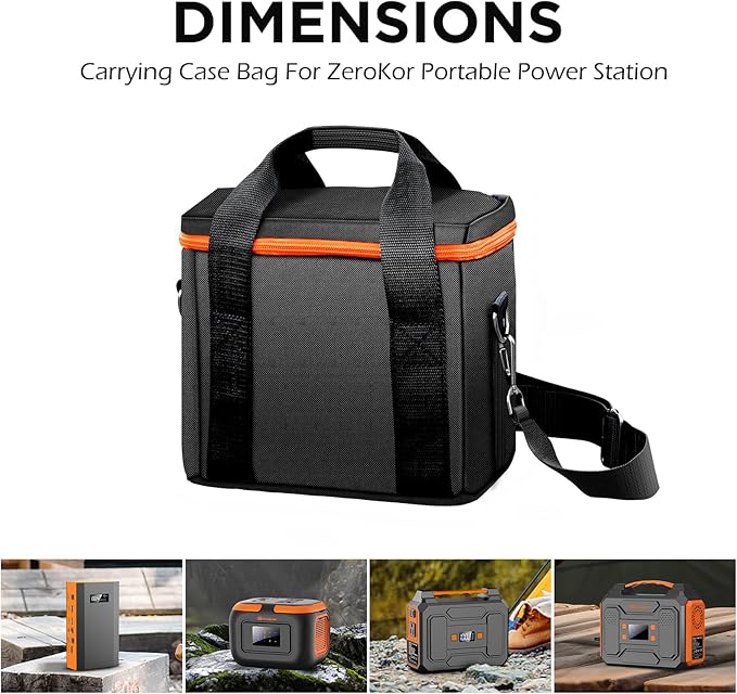 ZeroKor Portable Power Station Generator Carrying Case Compatible With R200 Power Stations (R200