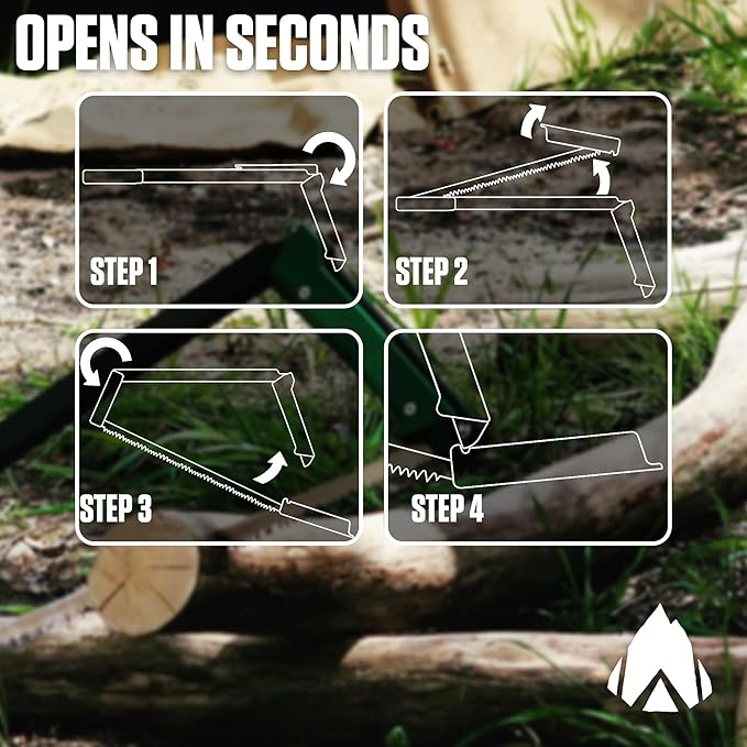 AGAWA - BOREAL15 Tripper Kit - Includes 15" Folding Saw, Nylon Carrying Case, 15" All-Purpose & 15"