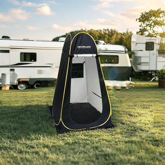 NEVERLAND Pop up Privacy Shower Tent - Portable Changing Shower Tent, Dressing Room, Bathroom
