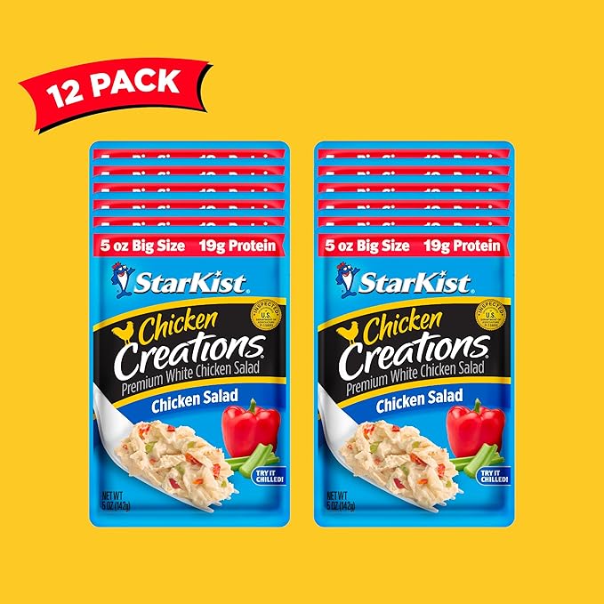 StarKist Chicken Creations Chicken Salad, 5 oz Pouch ?œBig Size??(Pack of 12)