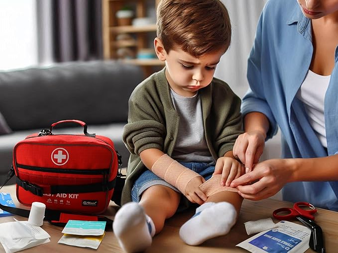 430 Piece First Aid Kit, Well-Organized Premium Waterproof Compact Trauma Medical Kits for Any