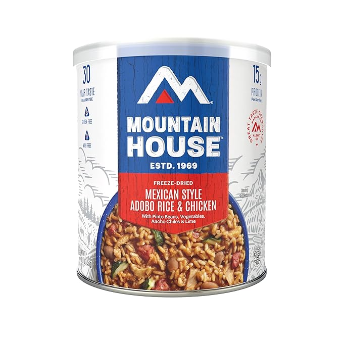 Mountain House GlutenFree MexicanStyle Adobo Rice & Chicken FreezeDried Food for Camping, 7