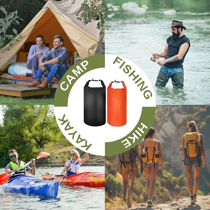 Bear Food Bag Hanging System, 2 Sets Camping Bear Bag Kit Waterproof Bear Protection Bag with