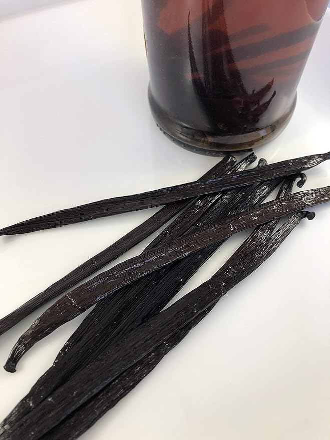 1oz Vanilla Beans Grade A Tahitian for Extract, Cooking and Baking by FITNCLEAN VANILLA| 1 Ounce