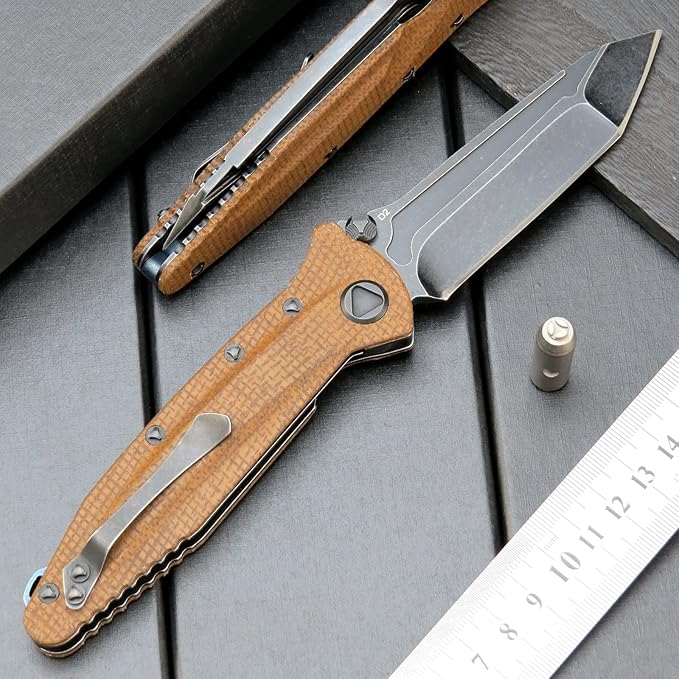 Eafengrow EF55 Pocket Knife Folding Knife G10 Handle D2 Steel Blade Folder EDC Tool Knifes for