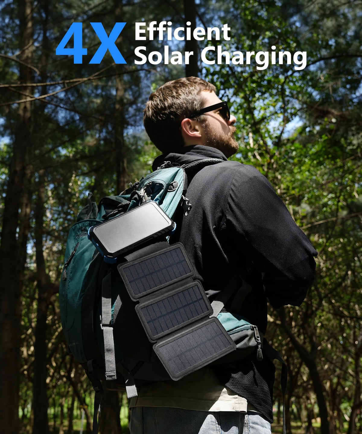 SolarTred Portable Power Bank - 20000mAh, Solar - product view 4
