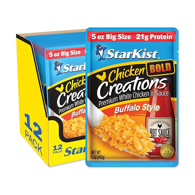 StarKist Chicken Creations BOLD Buffalo, 5 oz Pouch ?œBig Size??(Pack of 12)