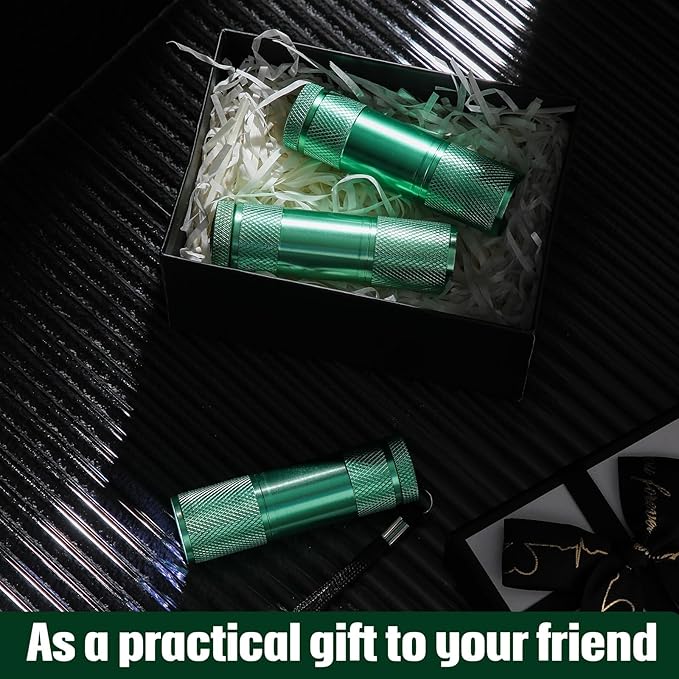 VIHOSE 20 Pcs Mini Flashlights Bulk, Bright Aluminum Handheld Flash Light with Lanyard Small LED
