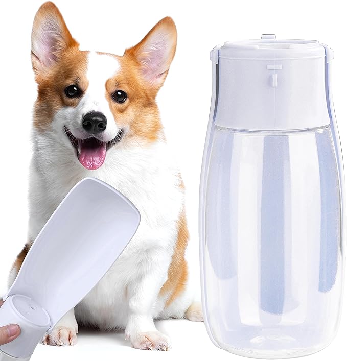 Foldable Dog Water Bottle, Portable Water Dispenser for Dog, Cat, Rabbit, Puppy and Small Animals