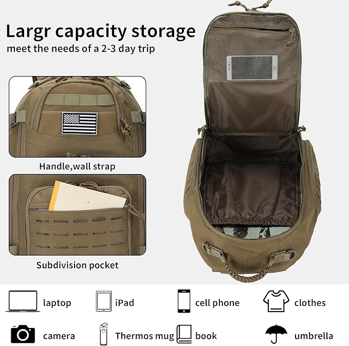30L Hiking Backpack Lightweight Outdoor Daypack Camping Backpack Outdoor Travel Daypack Day Pack