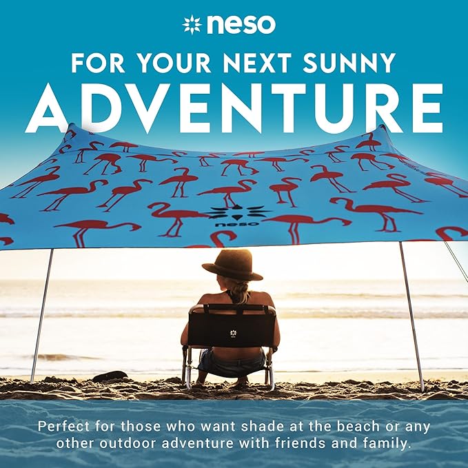 Neso Gigante - Portable Beach Tent - Ideal to Enjoy with Family and Friends - UPF 50+