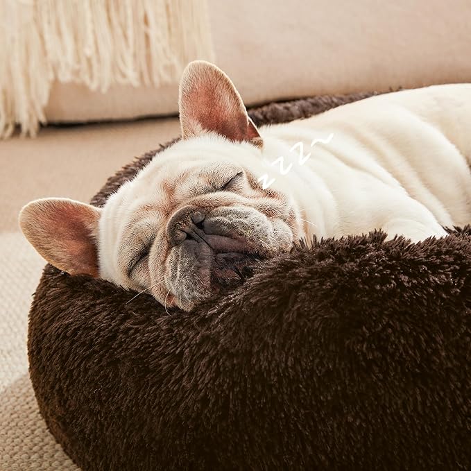 Love's cabin 20in Cat Beds for Indoor Cats - Cat Bed with Machine Washable, Waterproof Bottom