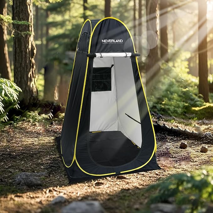NEVERLAND Pop up Privacy Shower Tent - Portable Changing Shower Tent, Dressing Room, Bathroom
