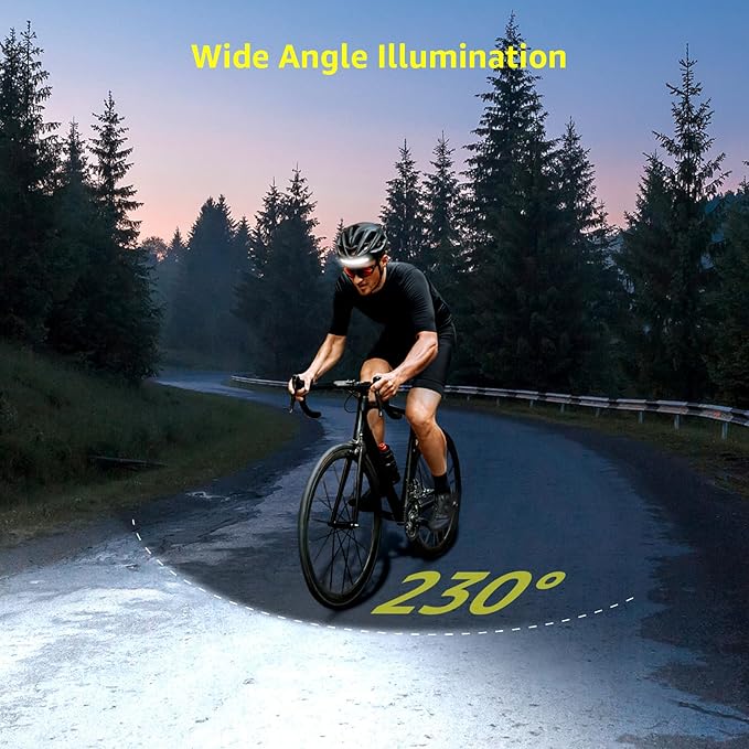 Lepro LED Headlamp Rechargeable - Super Bright Motion Sensor Head lamp with 1200 mAh Battery