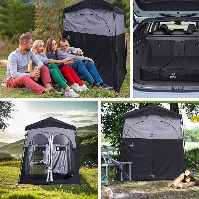 Nice C Camping Shower Tent, Instant Pop Up Privacy Changing Tent, Outdoor Shower Enclosure, Toilet