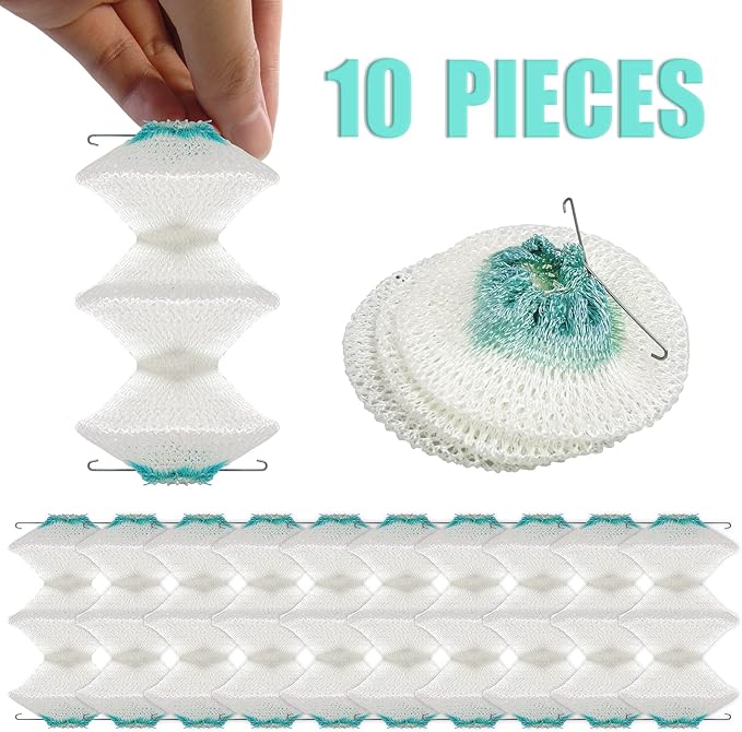 10 Pieces Lantern Mantles 3-Layer Propane Gas Lamp Mantles U Shape for Propane Gas Lamp Lantern