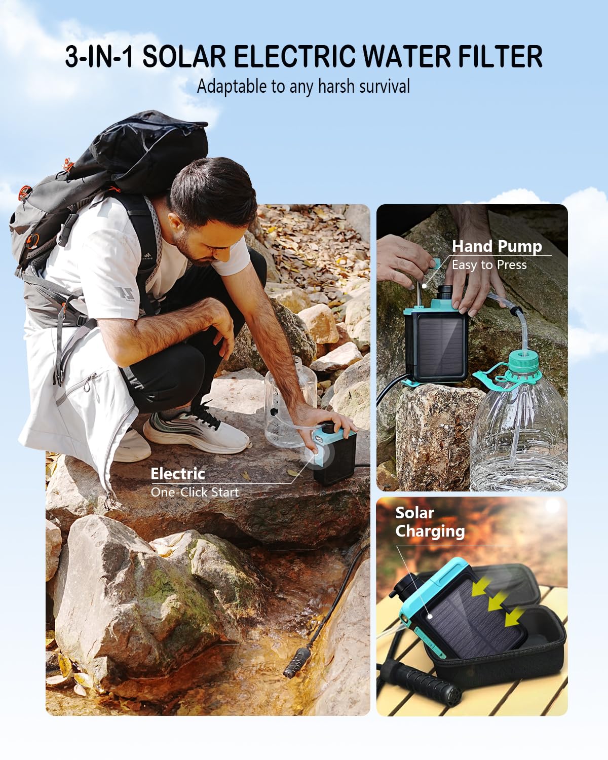 BKLES Water Filter - 3-in-1 - product view 2