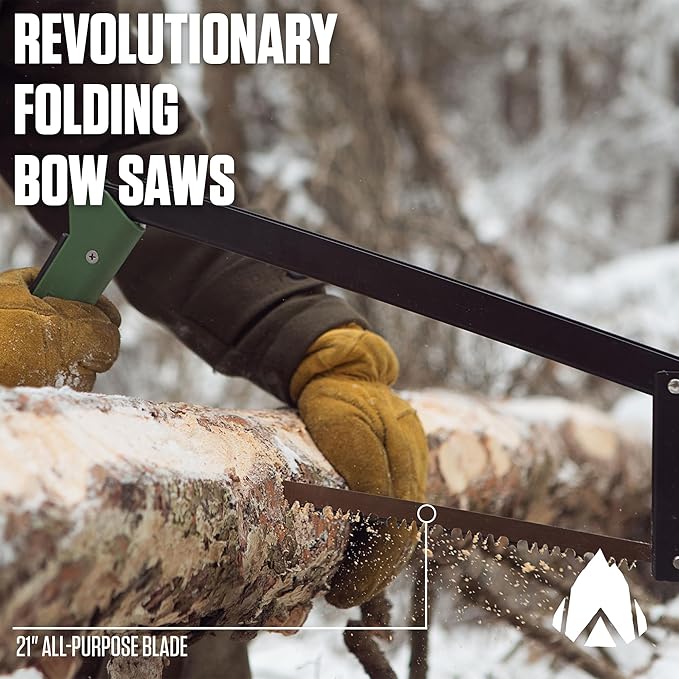 AGAWA - BOREAL21 Backwoods Kit - Includes 21" Folding Saw, Leather Sheath, 21" All-Purpose & 21"