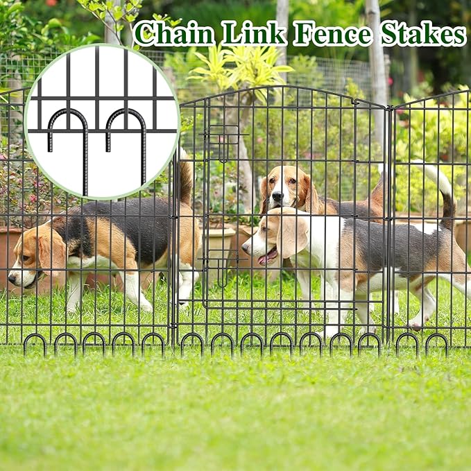 Rebar Stakes 16 Inch 20 Pack J Hook Ground Stakes Heavy Duty Tent Stakes Chain Link Fence Stakes