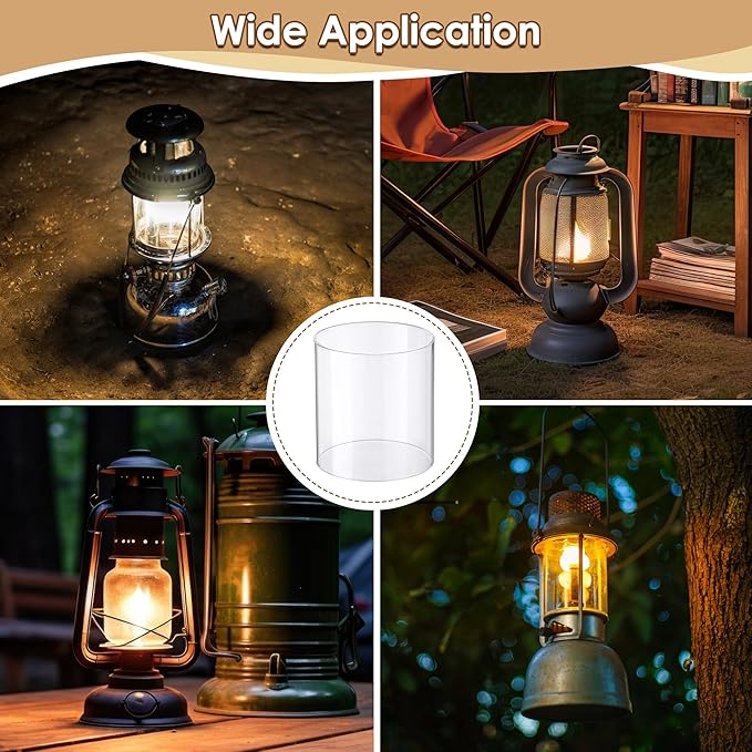 Propane Lantern Globe Glass Replacement Compatible with Coleman Fueled Lanterns, Standard