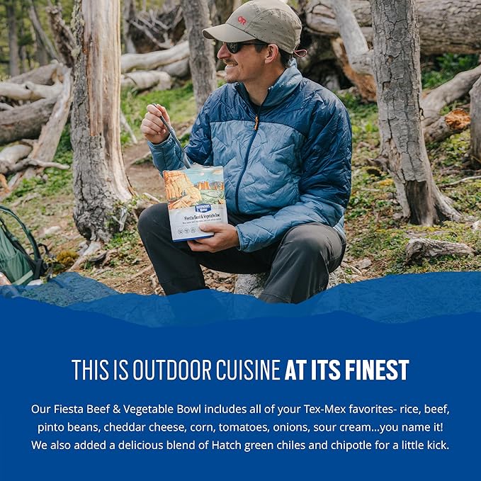 Backpacker's Pantry Fiesta Beef and Vegetable Bowl | Freeze Dried Backpacking & Camping Food, 1