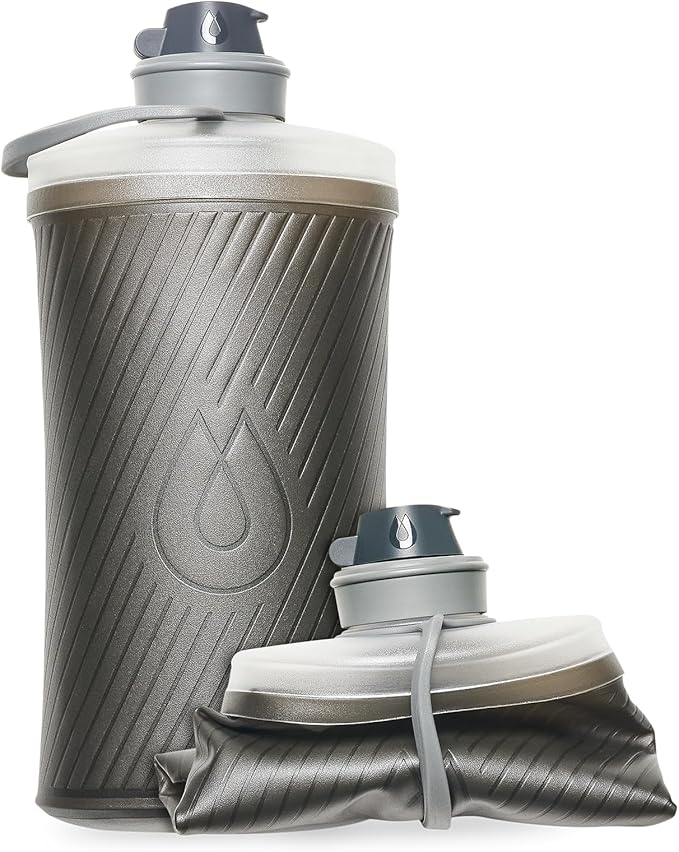 HydraPak Flux - Collapsible Backpacking Water Bottle (750ml, 1L, 1.5L) - BPA Free, Ultra Light