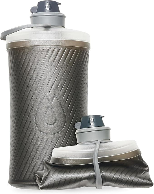 HydraPak Flux - Collapsible Backpacking Water Bottle (750ml, 1L, 1.5L) - BPA Free, Ultra Light